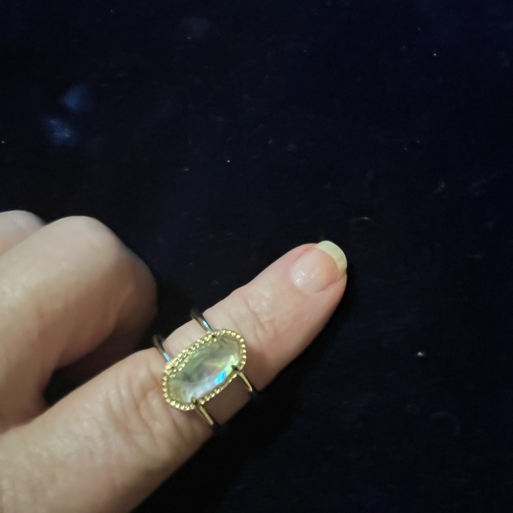 Kendra Scott Elyse gold ring